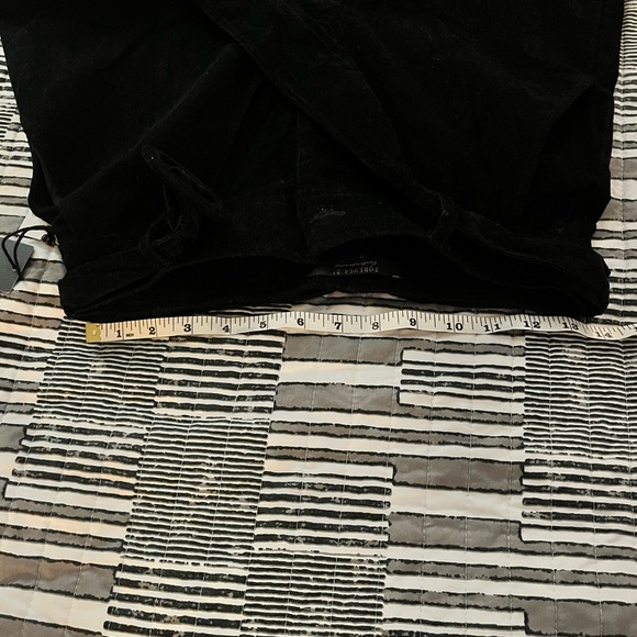 BLACK WIDE LEG CORDUROY WITH BELT - Picture 11 of 12